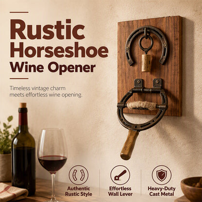 🍷 Save 50%! 🧲 Wall-Mounted Bottle Opener – Vintage horseshoe design & sturdy ✨