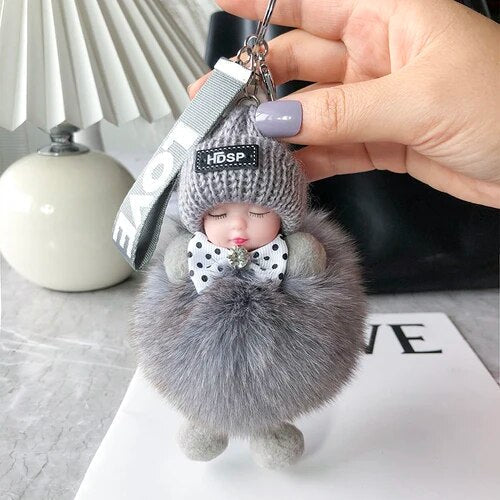 🏆 Last Day Special Price £6.99 ! 🧸 Soft Plush Doll Keychain