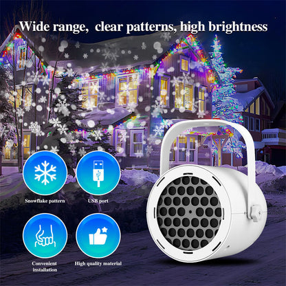🎁2026 New Arrivals 50% OFF💥16-Pattern USB Christmas Projector Light – high-definition projection, USB powered & adjustable angle. Transform any room into a festive wonderland – perfect for parties & cosy nights! 🎅🌟