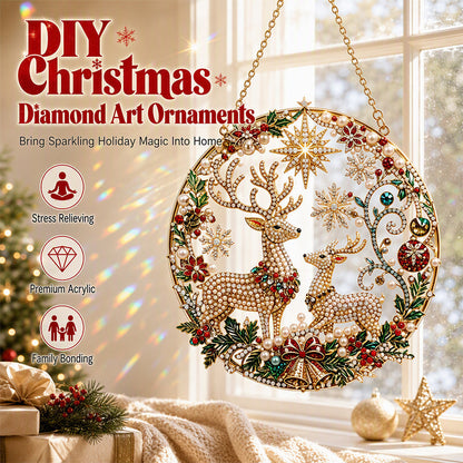 🎄 Holiday Gift Picks 🎁Christmas Pearl Art DIY Kit for Adults – Handmade Holiday Ornament Craft Set