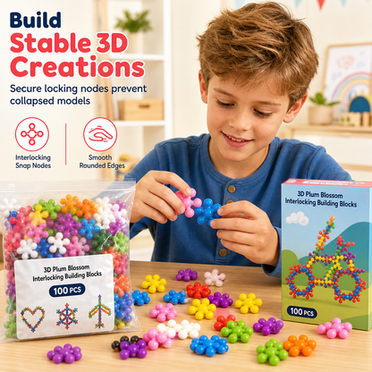 ❄️ Save 50%! 🧱 3D Snowflake Building Blocks – Interlocking & creative fun ✨