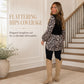 💖2026 Autumn’s Sale 50% OFF✨🍂Women's Leopard Print Patchwork Colorblock Button Front Bishop Sleeve Blouse