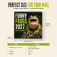 🐸Funny Frogs 2027 Wall Calendar – Cute Humorous Frog Calendar, Quirky Amphibian Gift, Nature & Wildlife Decor