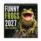 🐸Funny Frogs 2027 Wall Calendar – Cute Humorous Frog Calendar, Quirky Amphibian Gift, Nature & Wildlife Decor