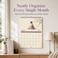 🌸 2027 Japanese Geisha Sakura Wall Calendar