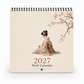 🌸 2027 Japanese Geisha Sakura Wall Calendar