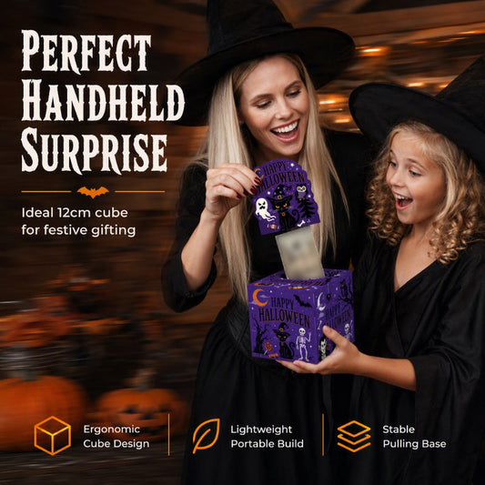 🏆 Last Day Special Price £7.99 !💥50% OFF😍Halloween Money Pulling Gift Box