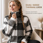 ⏰💖2026 Autumn’s Sale 70% OFF🍂✨Women's Loose Fit Plaid Patchwork Sherpa Jacket