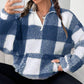 ⏰💖2026 Autumn’s Sale 70% OFF🍂✨Women's Loose Fit Plaid Patchwork Sherpa Jacket