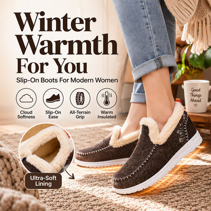 💥Last Day Sale-50% OFF！！👢Women's Winter Plush-Lined Snow Boots