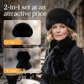 🎉This Week's Special Sale 50% OFF✨ Winter Plush Scarf & Hat Set –Full Head & Neck Coverage, Blocks Severe Cold🧣❄️
