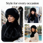 🎉This Week's Special Sale 50% OFF✨ Winter Plush Scarf & Hat Set –Full Head & Neck Coverage, Blocks Severe Cold🧣❄️