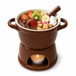 🍪Hot Sale 50% OFF☕Ceramic Chocolate and Cheese Fondue Melter Mug with Fork