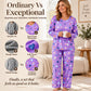 💖Black Friday Mega Deal – 50% off!💖Women's Heart Print Long Sleeve Pajama Set